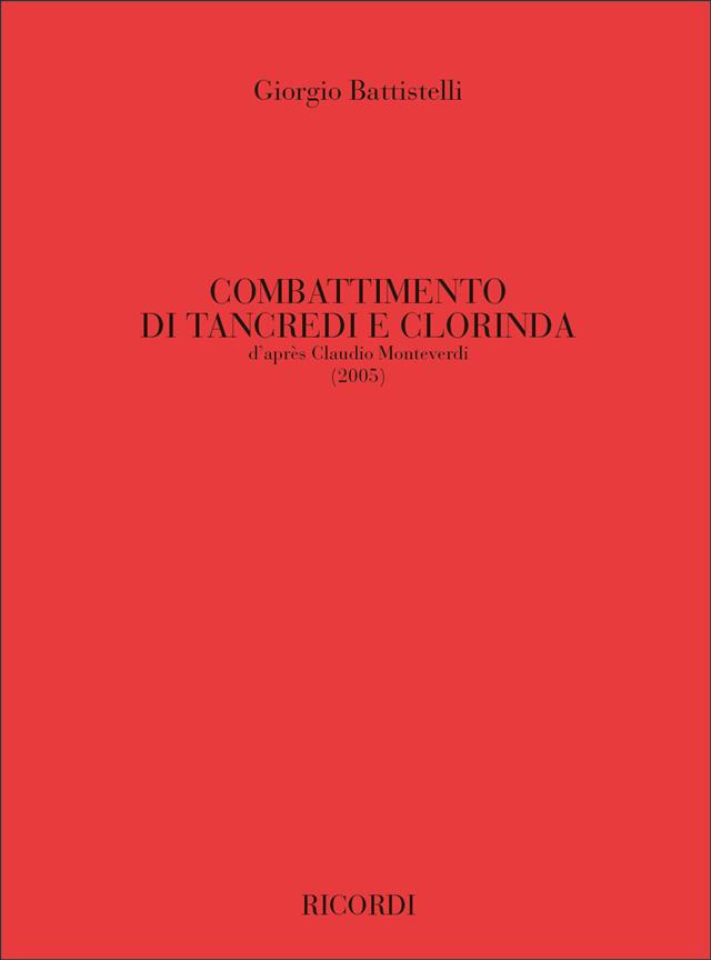 Il Combattimento Di Tancredi E Clorinda